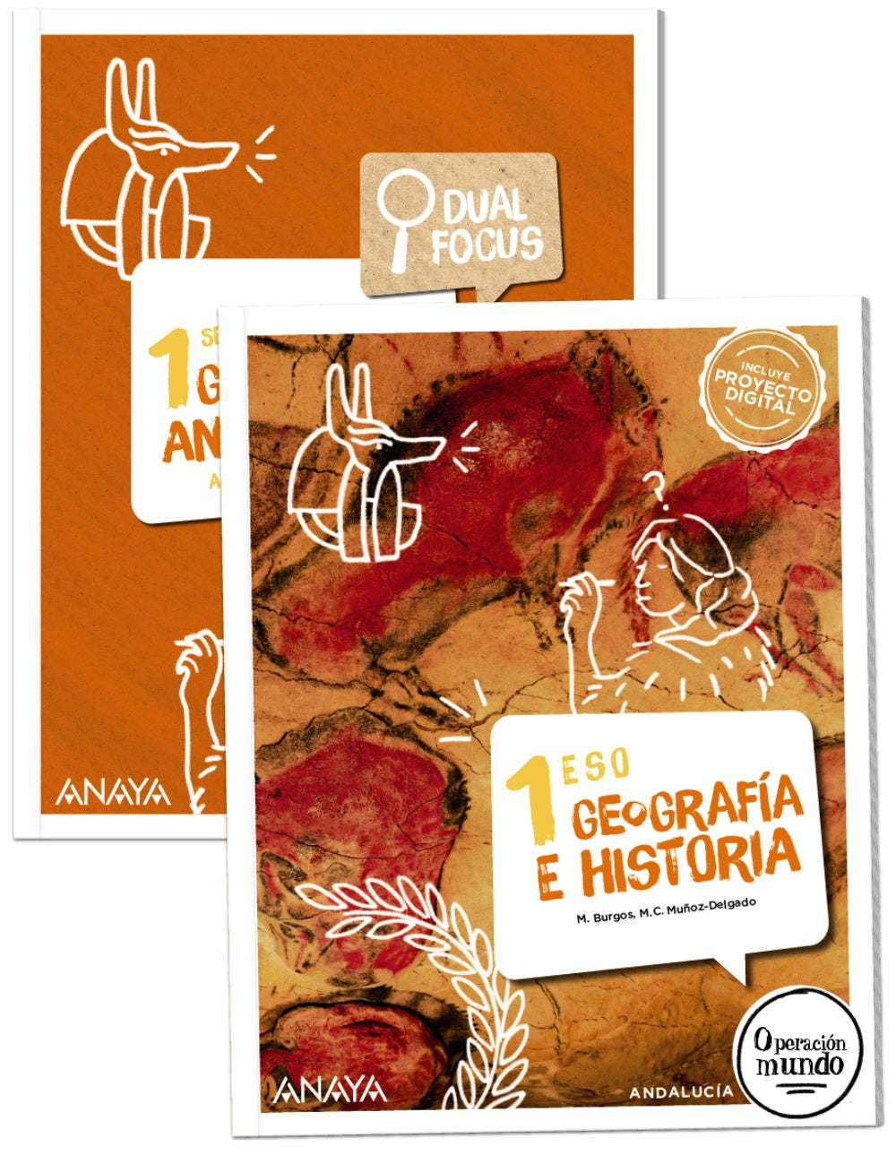Geografía e Historia 1. + Dual Focus (1º ESO) Operación Mundo | Varios autores | 9788414307120 (ANAYA TEXTO) Imagen principal del producto