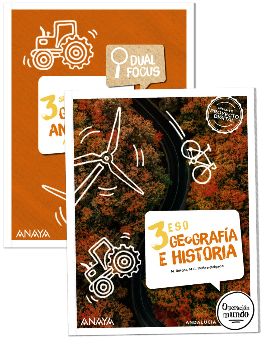 Geografía e Historia 3. + Dual Focus (3º ESO) Operación Mundo | Varios autores | 9788414307229 (ANAYA TEXTO) Imagen principal del producto