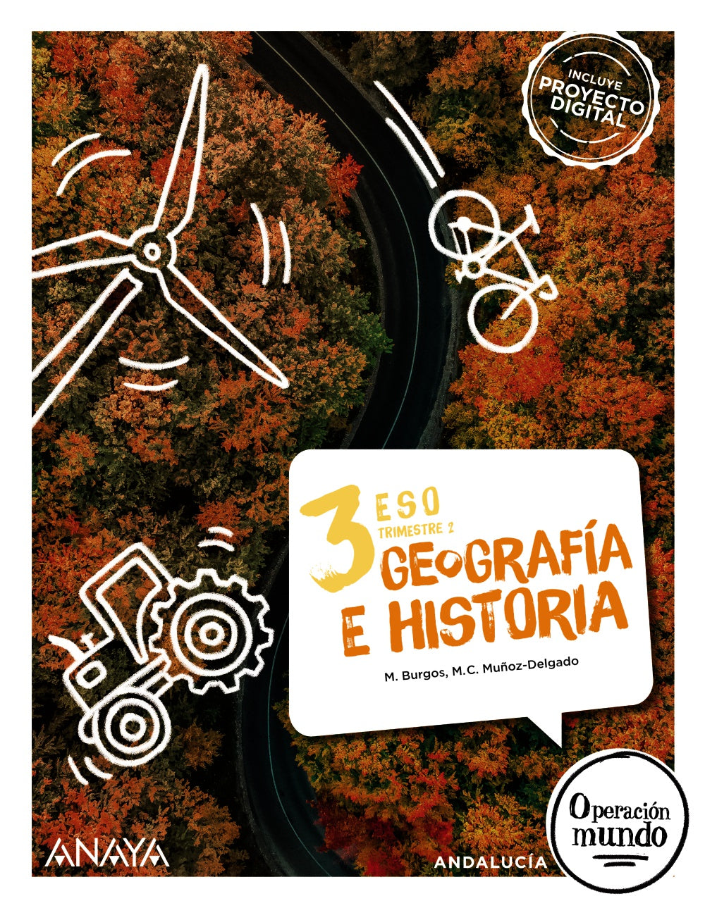 Geografía e Historia 3. (Trimestres) (3º ESO) Operación Mundo | Varios autores | 9788414307250 (ANAYA TEXTO)