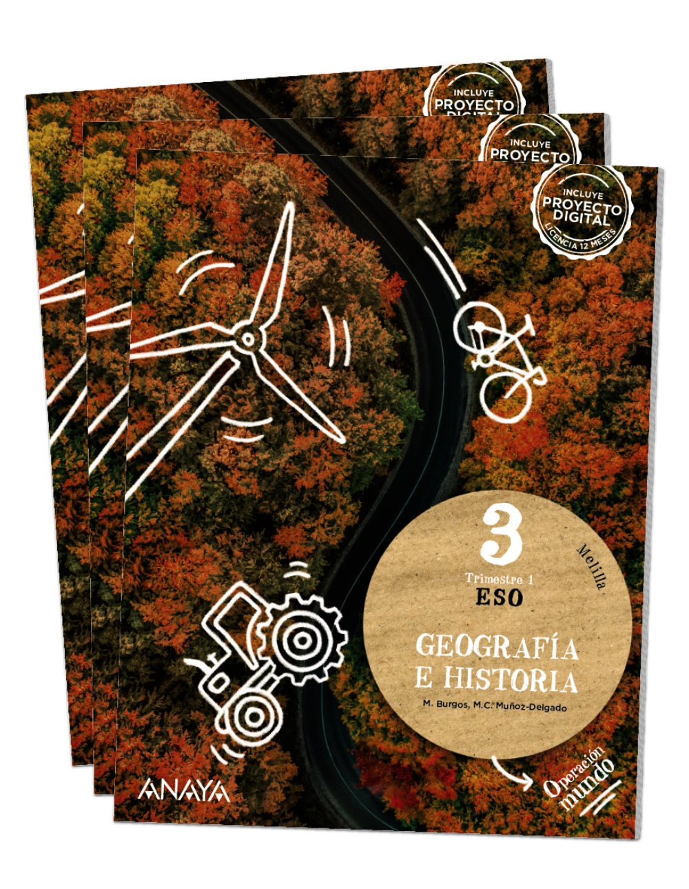 Geografía e Historia 3. (3º ESO) Operación Mundo | Varios autores | 9788414308066 (ANAYA TEXTO)