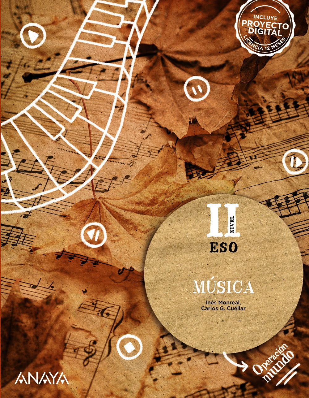 Música. Nivel II. (3º ESO) Operación Mundo | Varios autores | 9788414309841 (ANAYA TEXTO)