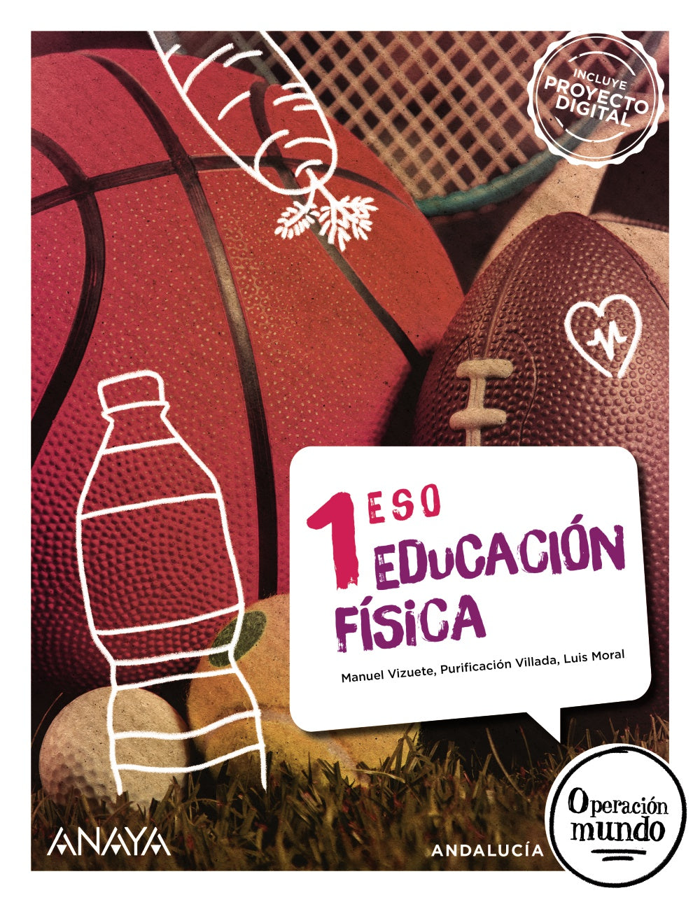 Educación Física 1 (1º ESO) Operación Mundo | Varios autores | 9788414310960 (ANAYA TEXTO) Imagen principal del producto