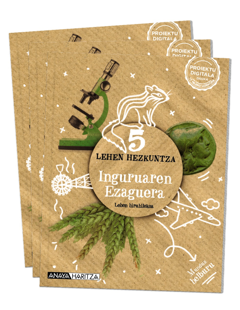 Inguruaren ezaguera 5. (5º Primaria) Mundua helburu | Varios autores | 9788414317228 (ANAYA TEXTO) Imagen principal del producto