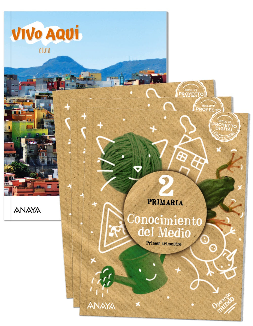 Conocimiento del Medio 2. (2º Primaria) Operación Mundo | Varios autores | 9788414318416 (ANAYA TEXTO) Imagen principal del producto