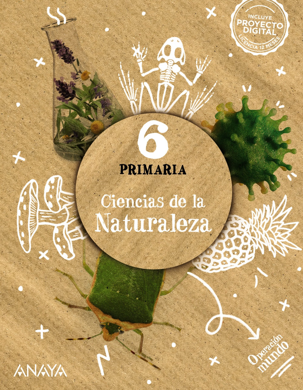 Ciencias de la Naturaleza 6 (6º Primaria) Operación Mundo | Varios autores | 9788414323403 (ANAYA TEXTO)