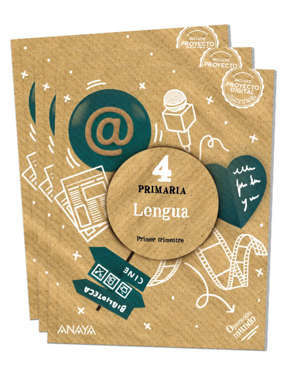 Lengua 4 (4º Primaria) Operación Mundo | Varios autores | 9788414319291 (ANAYA TEXTO) Imagen principal del producto