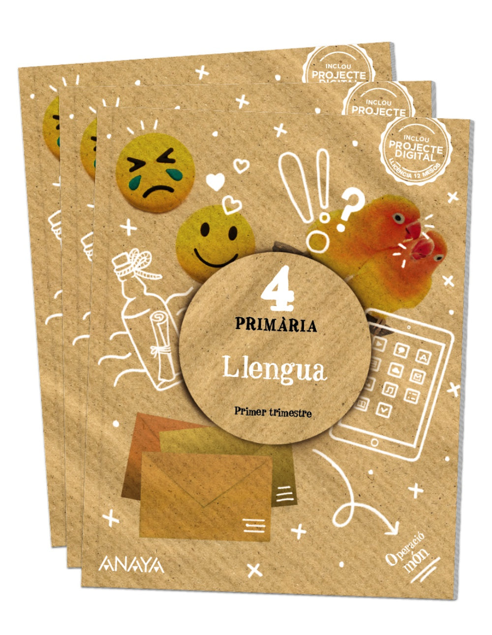 Llengua 4. (4º Primaria) Operació món | Varios autores | 9788414319505 (ANAYA TEXTO)