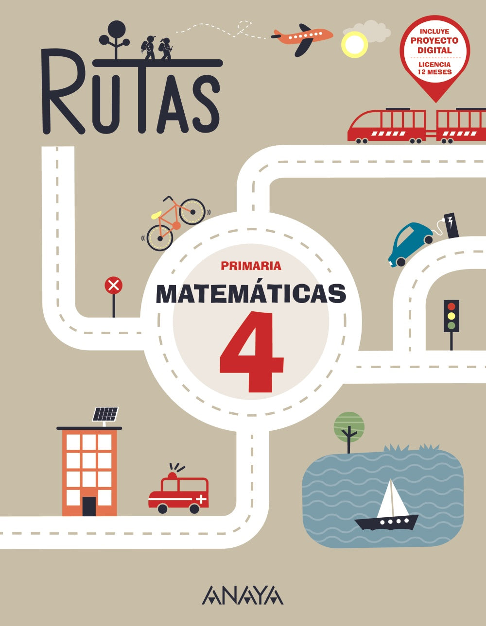 Matemáticas 4. RUTAS (4º Primaria) RUTAS | Pellicer Iborra, Carmen | 9788414319765 (ANAYA TEXTO)