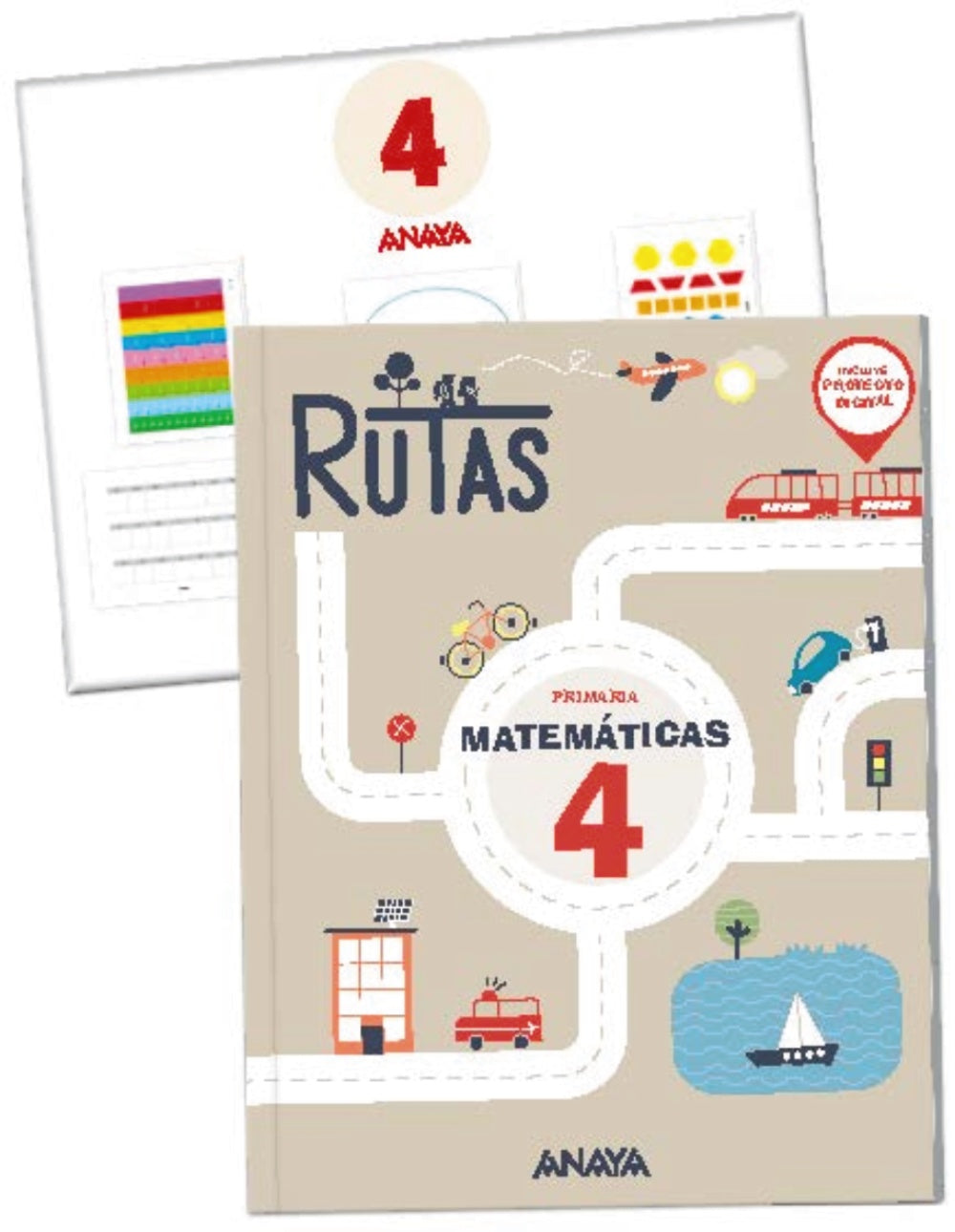 Matemáticas 4. RUTAS. (Incluye material manipulativo) (4º Primaria) RUTAS | Pellicer Iborra, Carmen | 9788414319871 (ANAYA TEXTO)