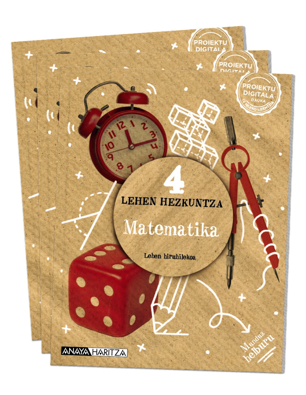 Matematika 4. (4º Primaria) Mundua helburu | Varios autores | 9788414320068 (ANAYA TEXTO)