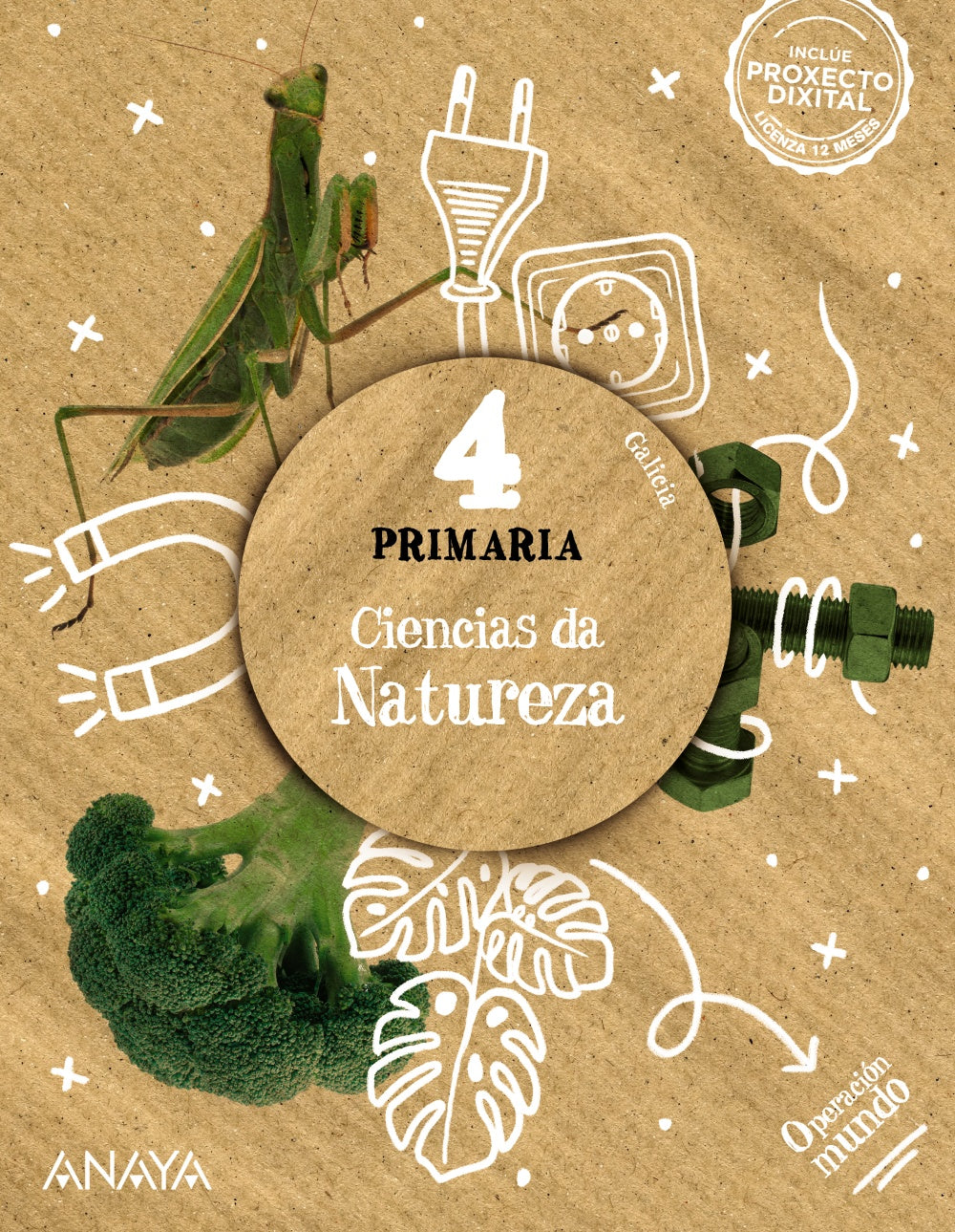 Ciencias da Natureza 4 (4º Primaria) Operación Mundo | Varios autores | 9788414320969 (ANAYA TEXTO) Imagen principal del producto