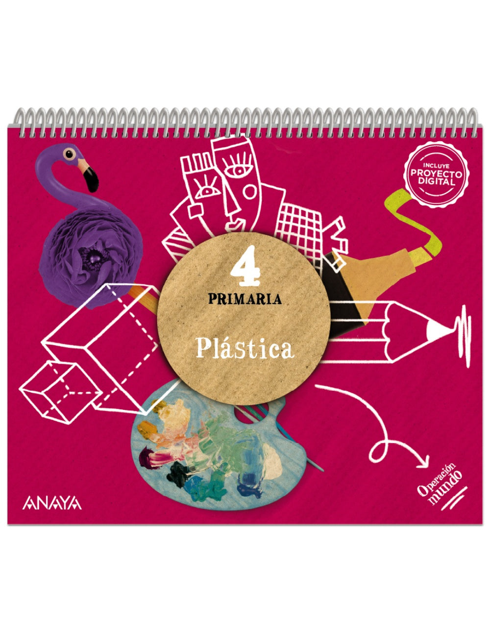 Plástica 4 (4º Primaria) Operación Mundo | Varios autores | 9788414321379 (ANAYA TEXTO)