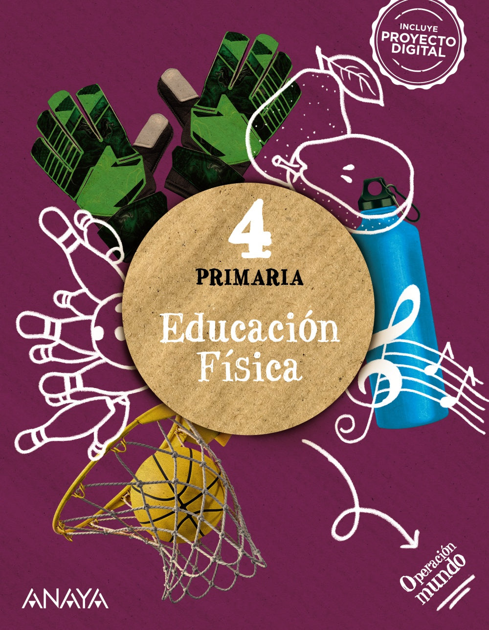 Educación Física 4 (4º Primaria) Operación Mundo | Varios autores | 9788414321782 (ANAYA TEXTO) Imagen principal del producto