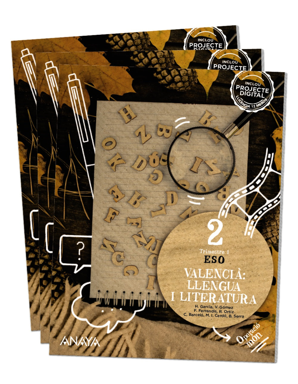 Valencià: llengua i literatura 2 (2º ESO) Operació món | Varios autores | 9788414324639 (ANAYA TEXTO) Imagen principal del producto