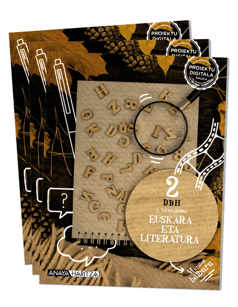 Euskara 2 (2º ESO) Mundua helburu | Anaya Educación | 9788414324875 (ANAYA TEXTO) Imagen principal del producto