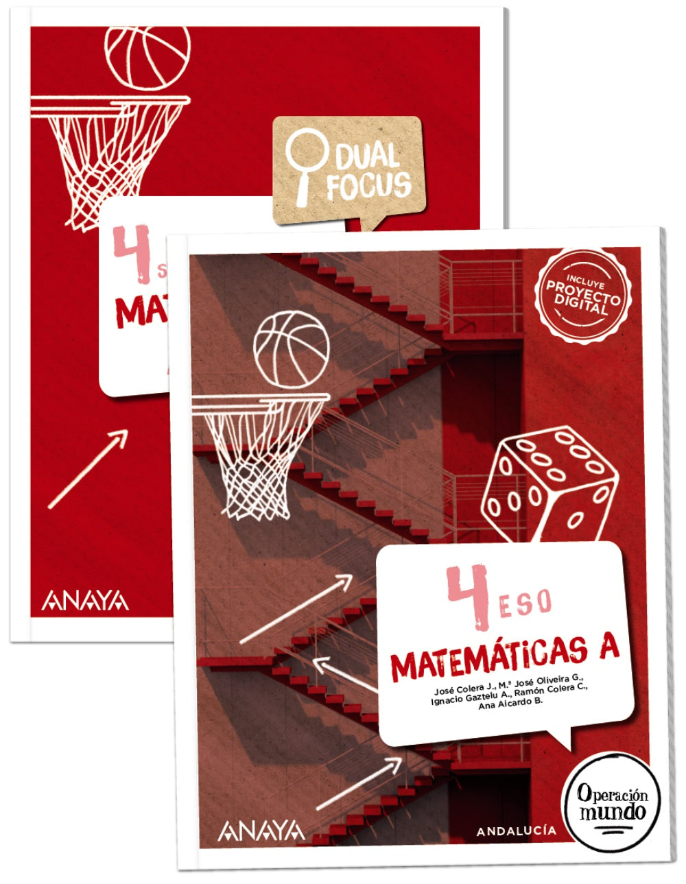 Matemáticas A 4. + Dual focus. (4º ESO) Operación Mundo | Varios autores | 9788414325117 (ANAYA TEXTO) Imagen principal del producto