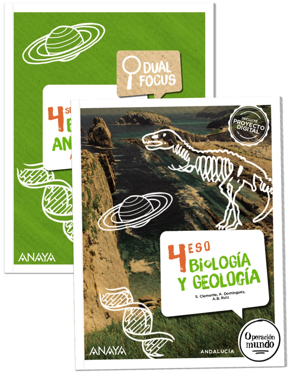 Biología y Geología 4. + Dual Focus (4º ESO) Operación Mundo | Varios autores | 9788414325636 (ANAYA TEXTO)