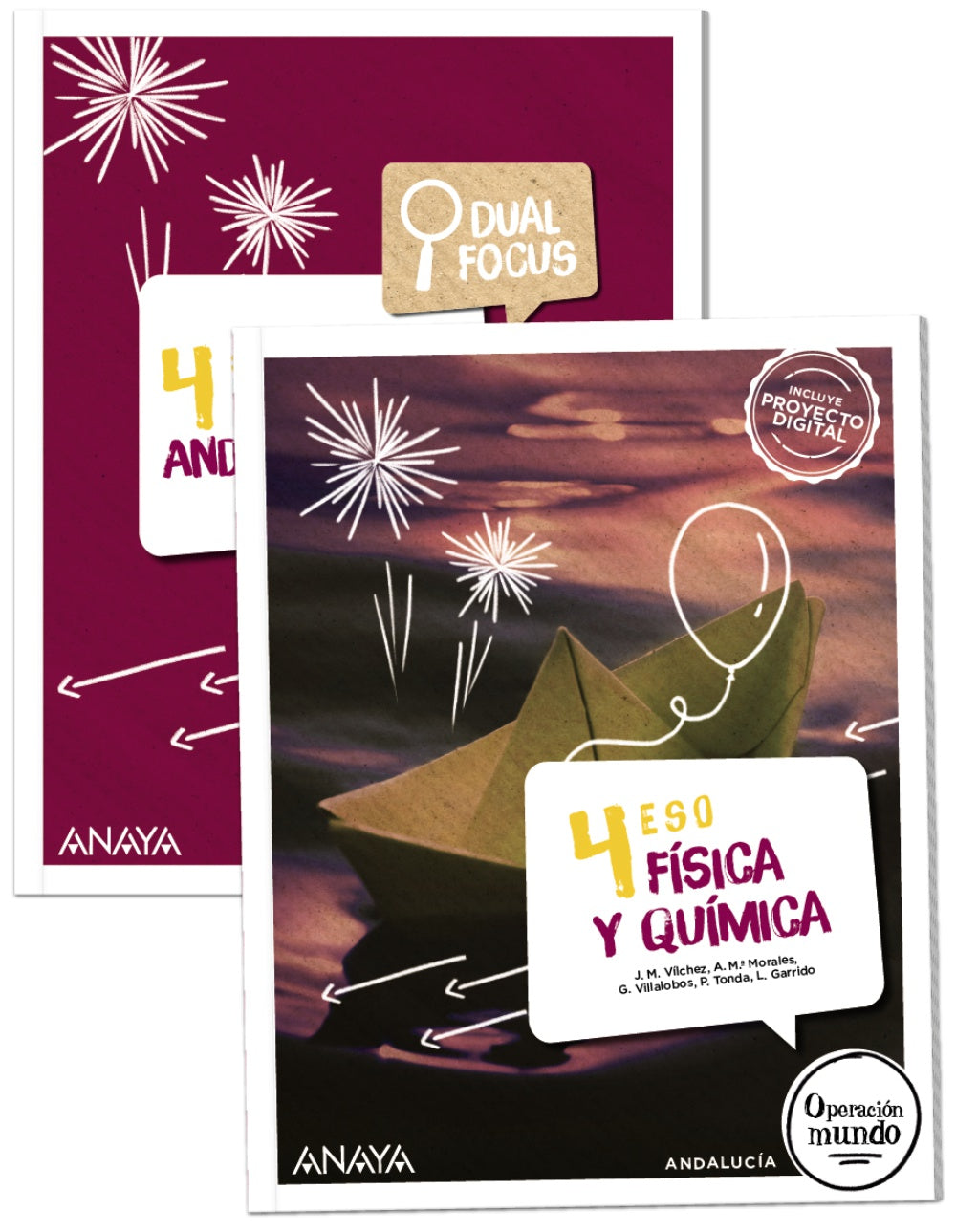 Física y Química 4. + Dual focus (4º ESO) Operación Mundo | Varios autores | 9788414326152 (ANAYA TEXTO) Imagen principal del producto