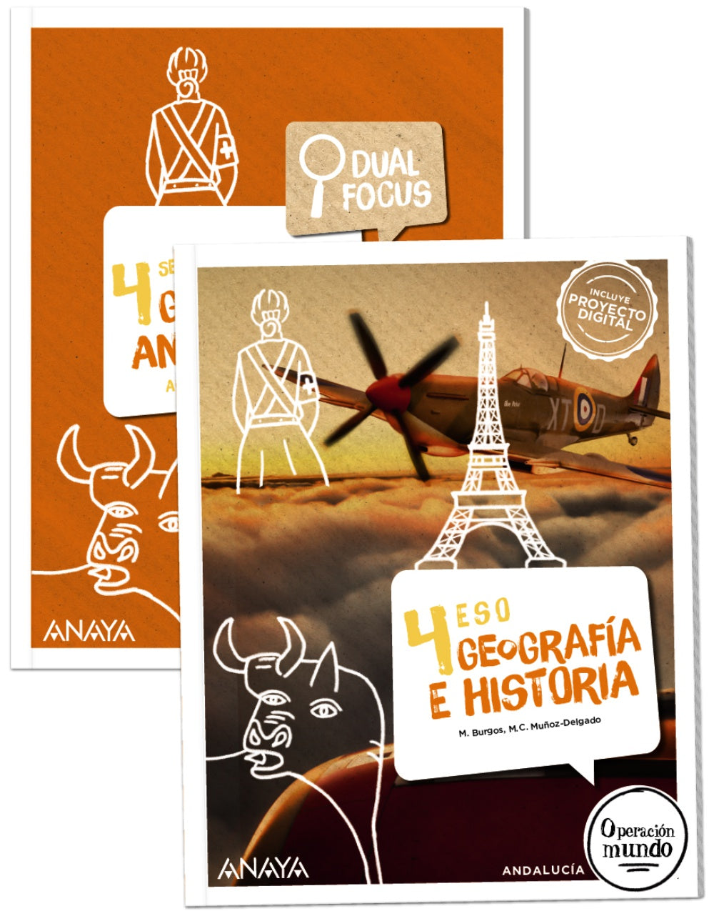 Geografía e Historia 4. + Dual Focus (4º ESO) Operación Mundo | Varios autores | 9788414326459 (ANAYA TEXTO) Imagen principal del producto