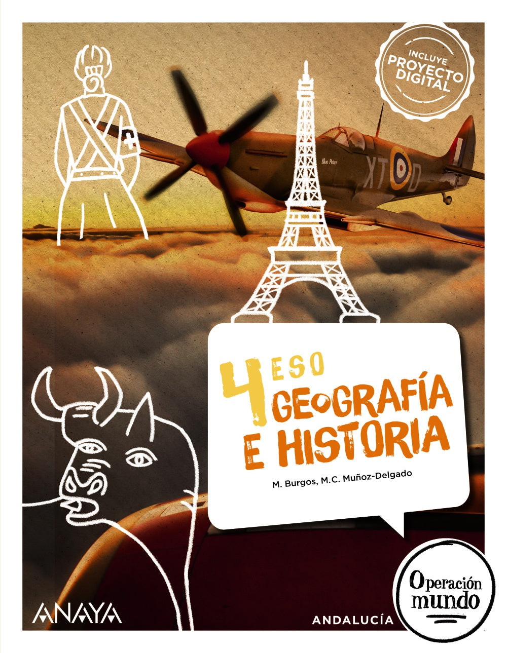 Geografía e Historia 4 (4º ESO) Operación Mundo | Varios autores | 9788414326466 (ANAYA TEXTO) Imagen principal del producto