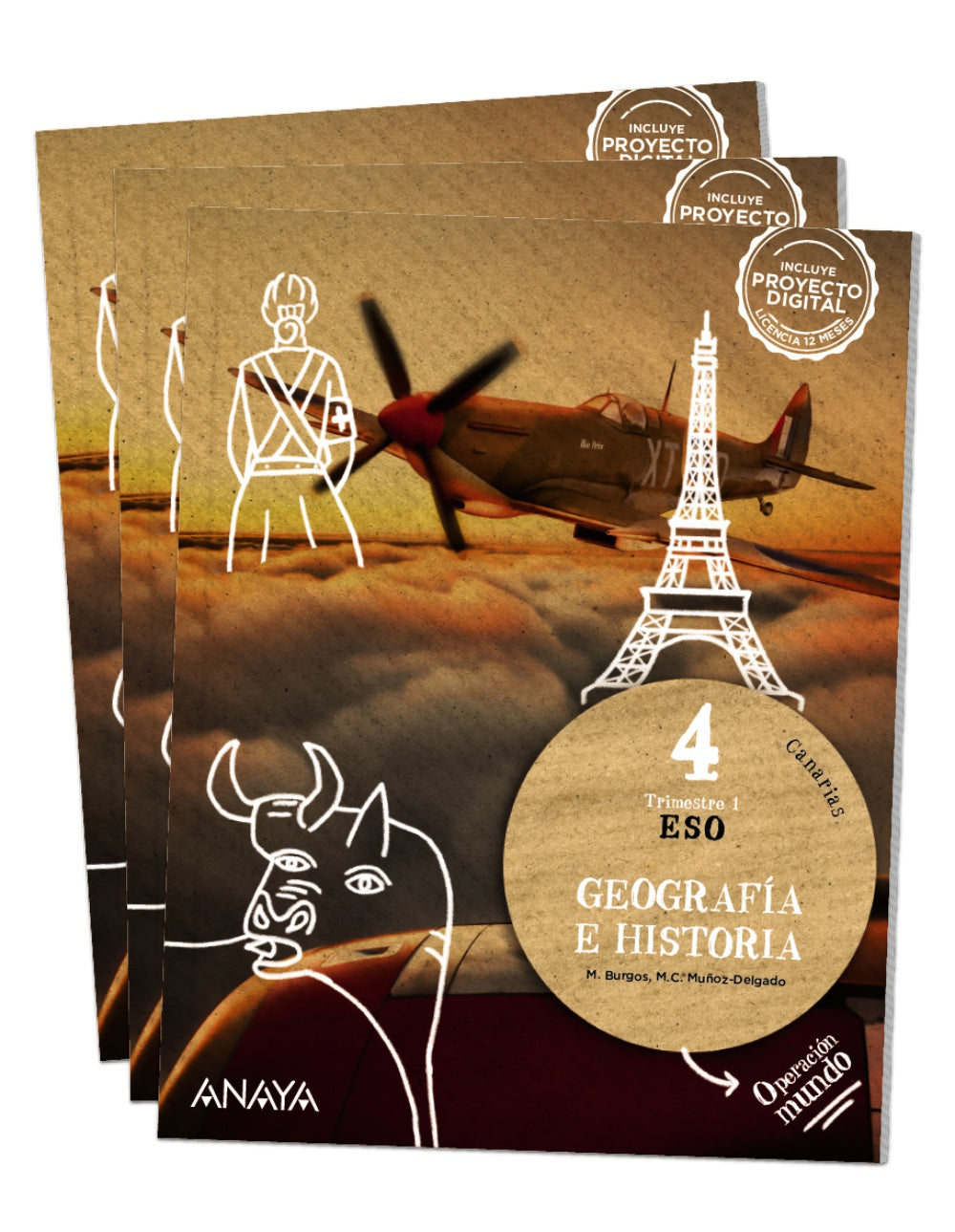 Geografía e Historia 4 (4º ESO) Operación Mundo | Varios autores | 9788414326756 (ANAYA TEXTO)