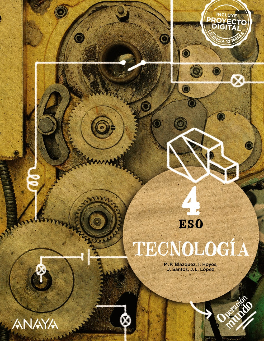 Tecnología 4 (4º ESO) Operación Mundo | Varios autores | 9788414328354 (ANAYA TEXTO)