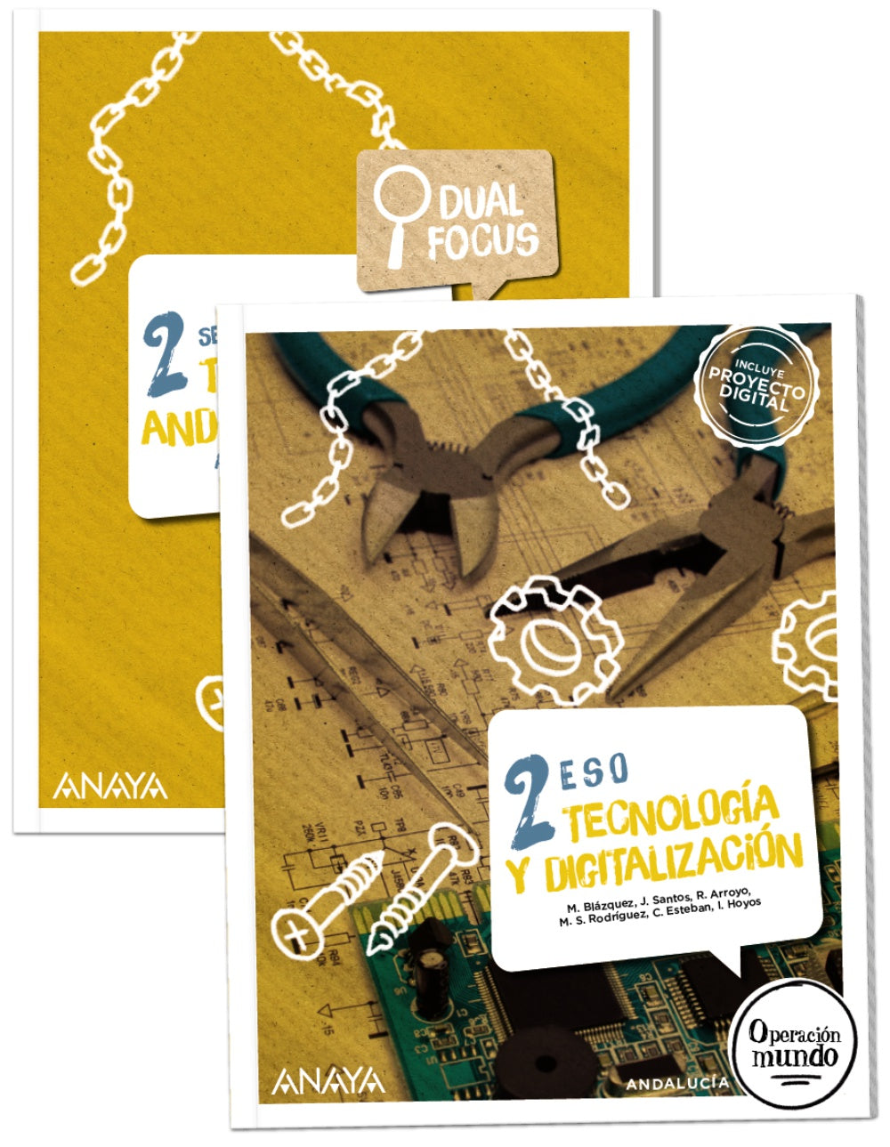 Tecnología y Digitalización 2. + Dual focus (2º ESO) Operación Mundo | Varios autores | 9788414328071 (ANAYA TEXTO)
