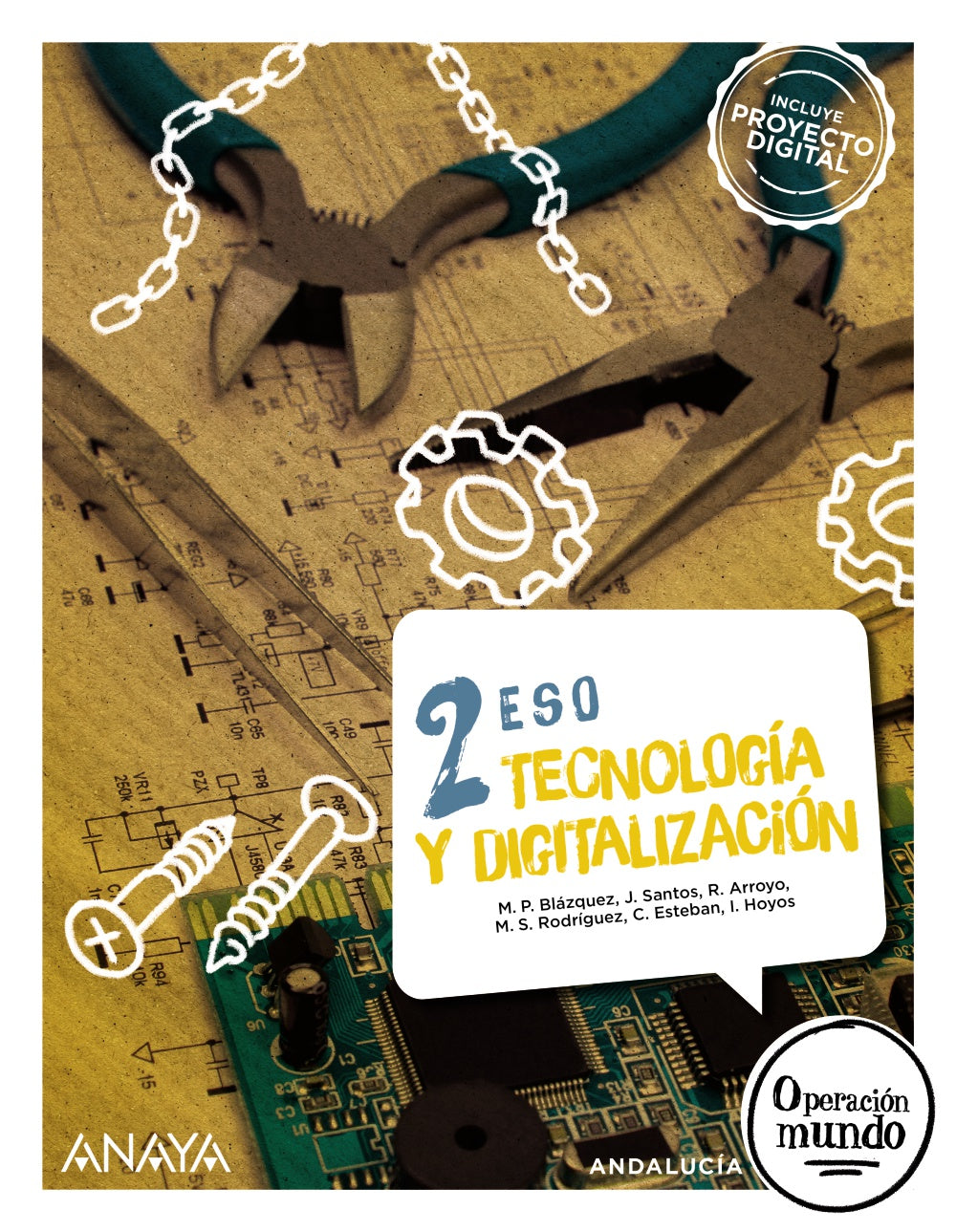 Tecnología y Digitalización 2 (2º ESO) Operación Mundo | Varios autores | 9788414328088 (ANAYA TEXTO) Imagen principal del producto