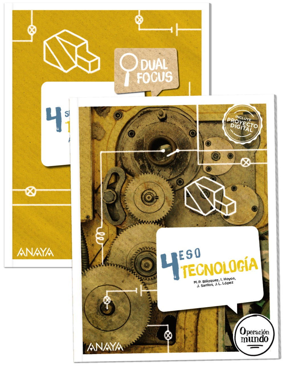 Tecnología 4. + Dual focus (4º ESO) Operación Mundo | Varios autores | 9788414328156 (ANAYA TEXTO) Imagen principal del producto