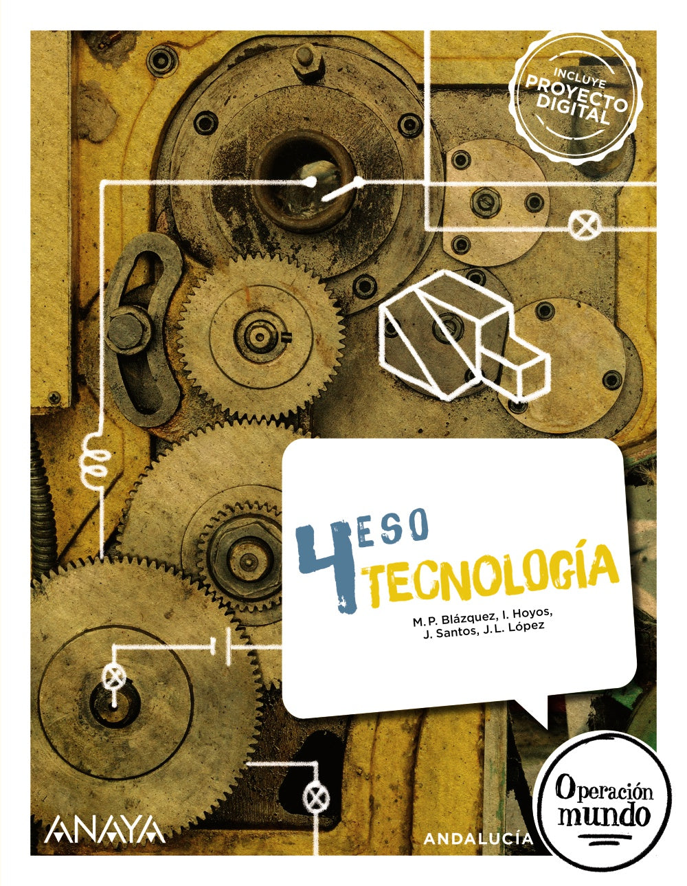 Tecnología 4 (4º ESO) Operación Mundo | Varios autores | 9788414328163 (ANAYA TEXTO) Imagen principal del producto