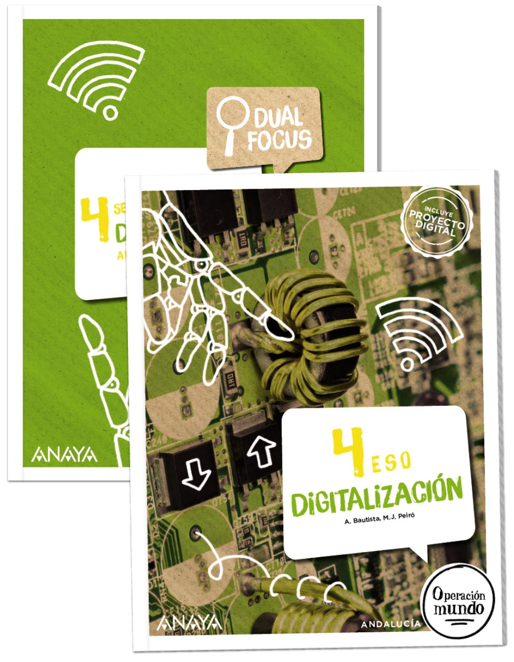 Digitalización 4. + Dual focus (4º ESO) Operación Mundo | Varios autores | 9788414332375 (ANAYA TEXTO) Imagen principal del producto