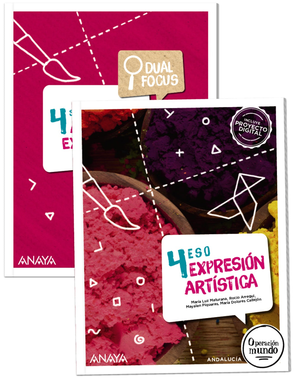 Expresión artística 4. + Dual Focus (4º ESO) Operación Mundo | Varios autores | 9788414328552 (ANAYA TEXTO) Imagen principal del producto