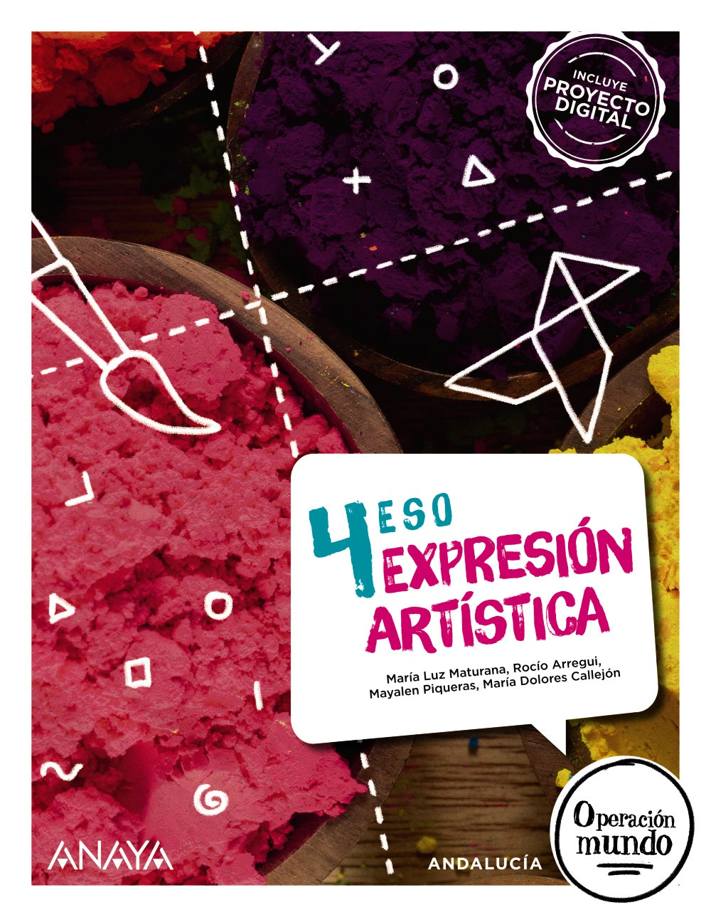 Expresión artística 4 (Opción no fungible) (4º ESO) Operación Mundo | Varios autores | 9788414328569 (ANAYA TEXTO) Imagen principal del producto