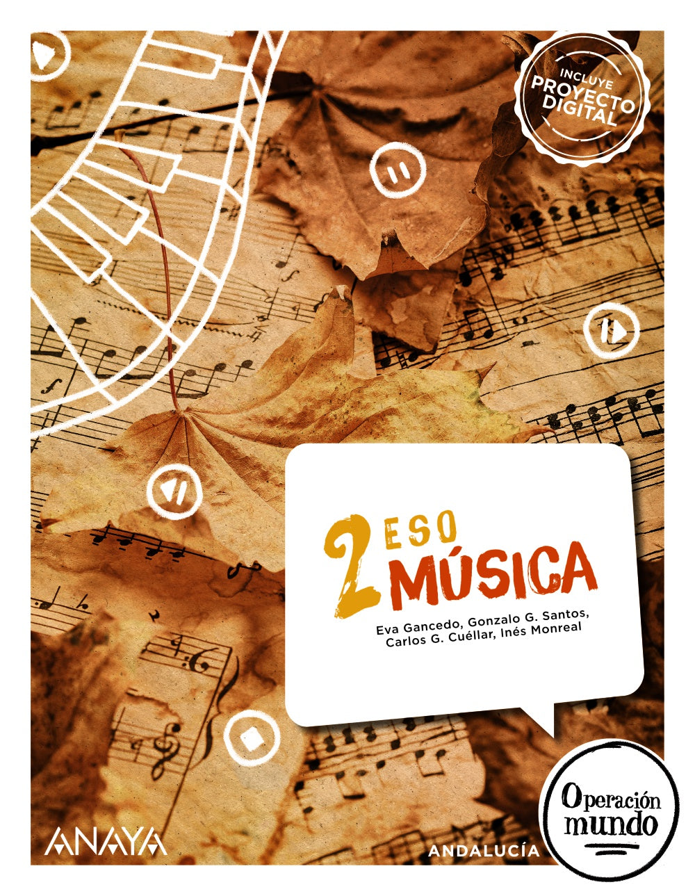 Música 2 (2º ESO) Operación Mundo | Varios autores | 9788414328682 (ANAYA TEXTO) Imagen principal del producto