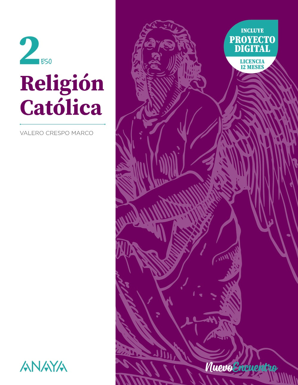 Religión Católica 2 (2º ESO) Nuevo Encuentro | Crespo Marco, Valero | 9788414328798 (ANAYA TEXTO) Imagen principal del producto