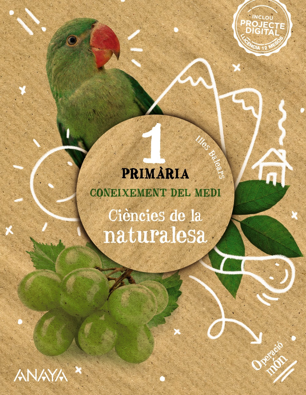 Coneixement del medi. Ciències de la naturalesa 1. (1º Primaria) Operació món | Varios autores | 9788414333365 (ANAYA TEXTO)