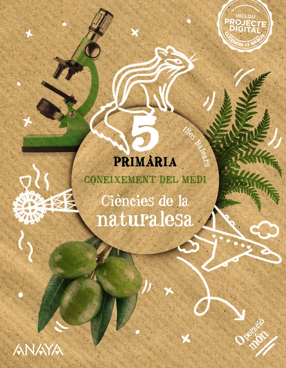 Coneixement del medi. Ciències de la naturalesa 5. (5º Primaria) Operació món | Varios autores | 9788414333556 (ANAYA TEXTO)