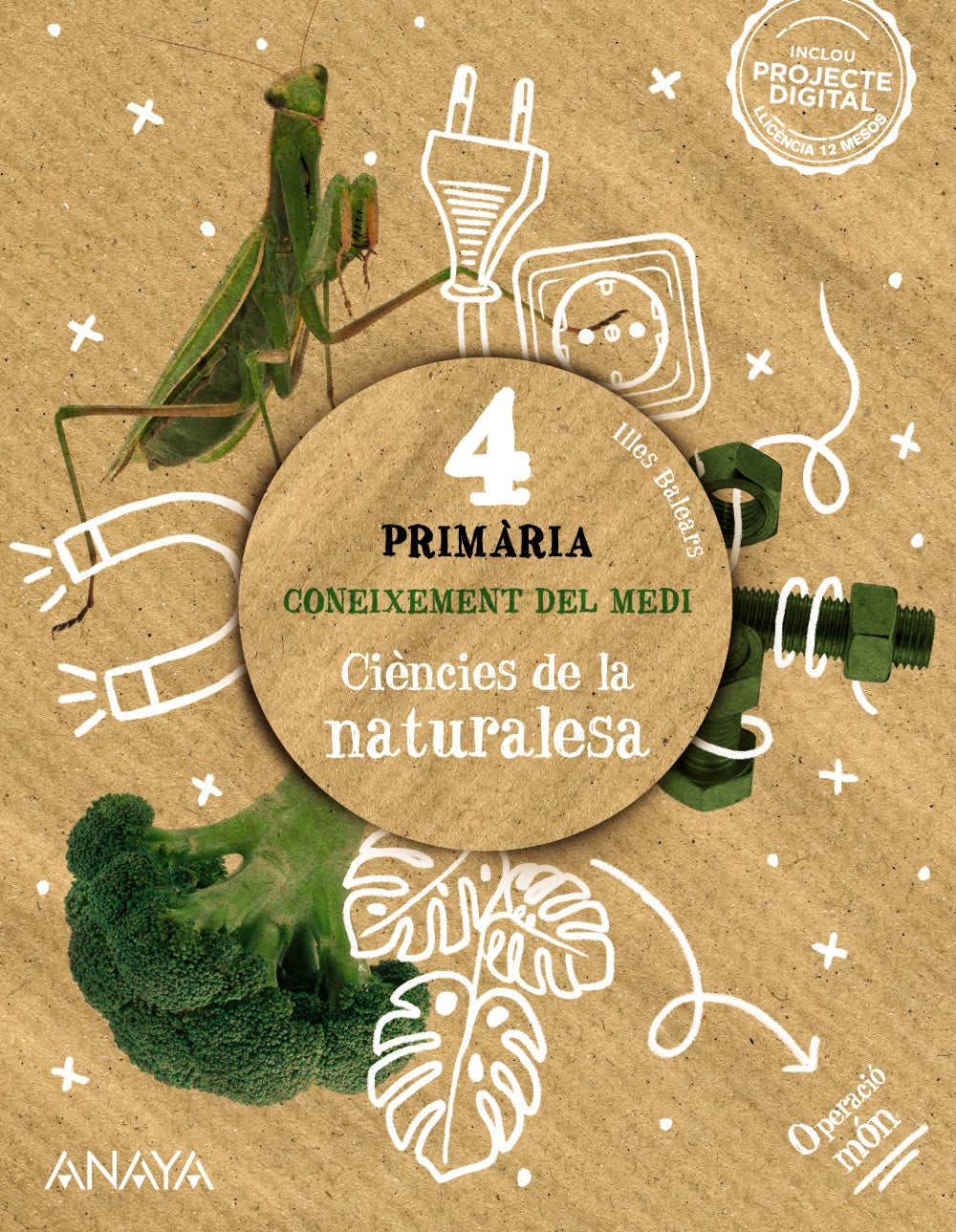 Coneixement del medi. Ciències de la naturalesa 4. (4º Primaria) Operació món | Varios autores | 9788414302880 (ANAYA TEXTO) Imagen principal del producto