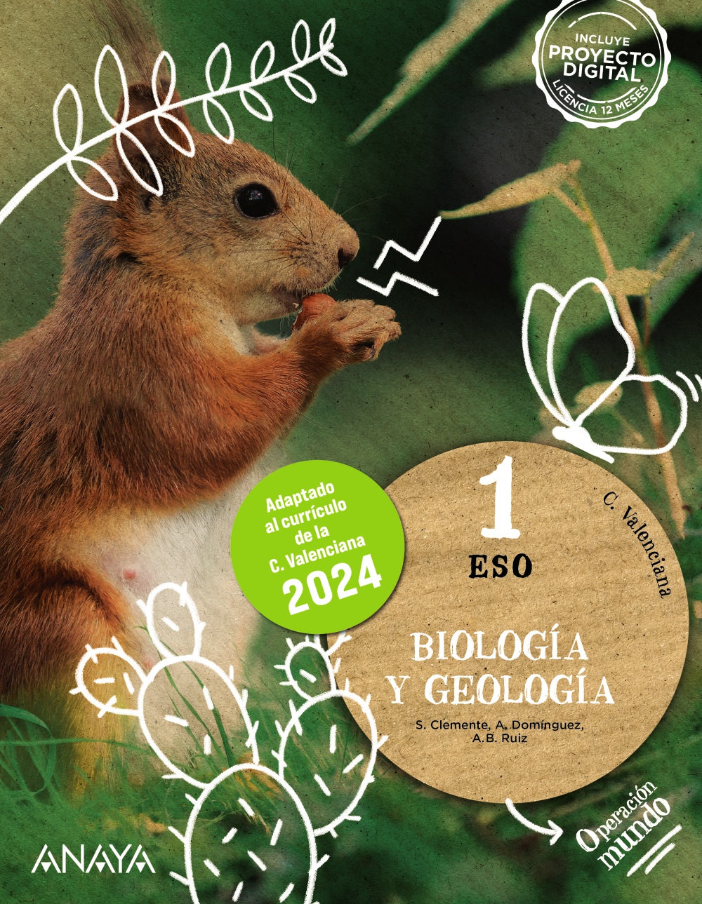 Biología y Geología 1 (Ed. 2024) (1º ESO) Operación Mundo | Varios autores | 9788469877357 (ANAYA TEXTO) Imagen principal del producto