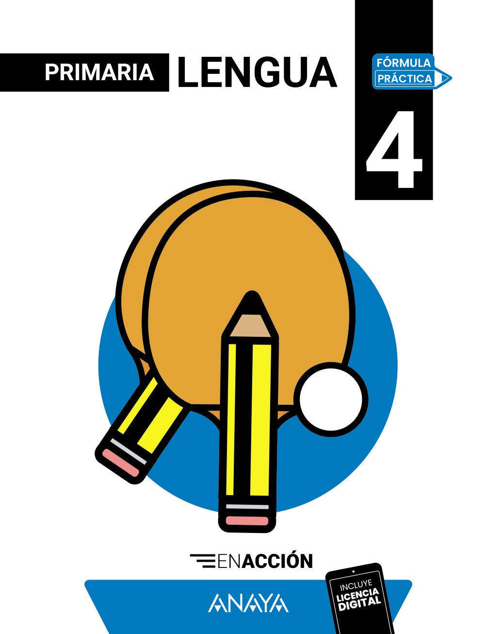 Lengua 4. En acción (4º Primaria) Fórmula Práctica | Varios autores | 9788414344163 (ANAYA TEXTO) Imagen principal del producto
