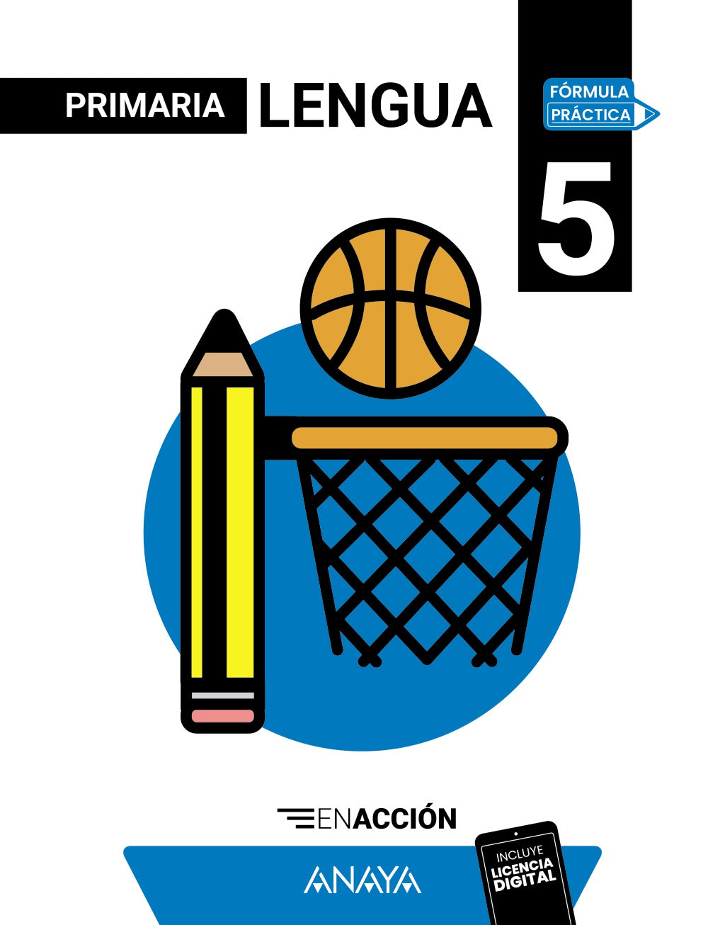Lengua 5. En acción (5º Primaria) Fórmula Práctica | Varios autores | 9788414344200 (ANAYA TEXTO) Imagen principal del producto