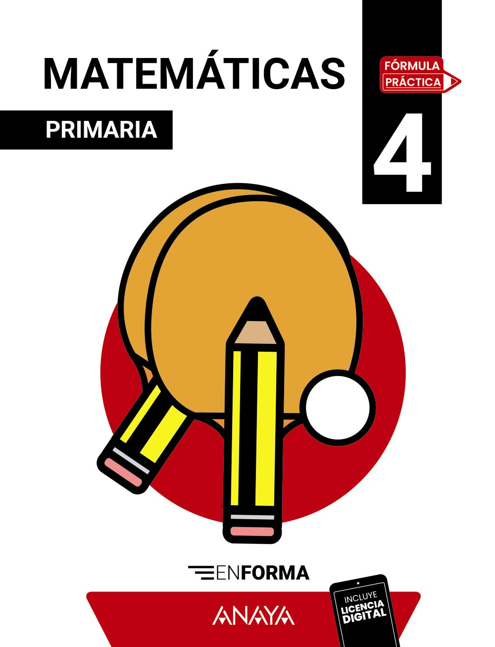 Matemáticas 4. En forma (4º Primaria) Fórmula Práctica | Varios autores | 9788414344408 (ANAYA TEXTO) Imagen principal del producto