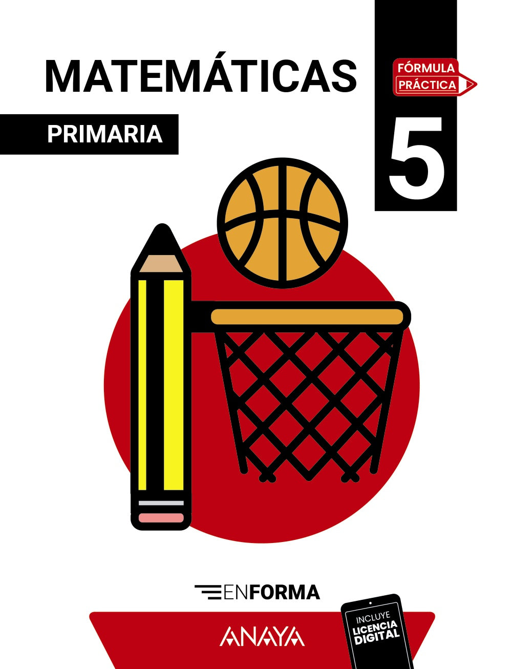 Matemáticas 5. En forma (5º Primaria) Fórmula Práctica | Varios autores | 9788414344446 (ANAYA TEXTO) Imagen principal del producto