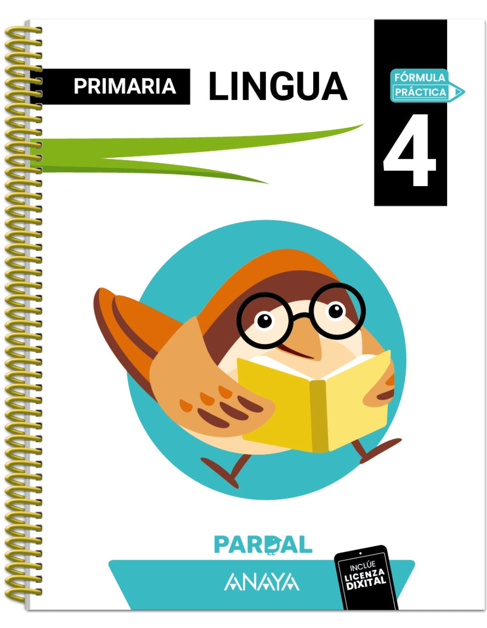 Lingua 4. Pardal (4º Primaria) Fórmula Práctica | Anaya Educación | 9788414344613 (ANAYA TEXTO)