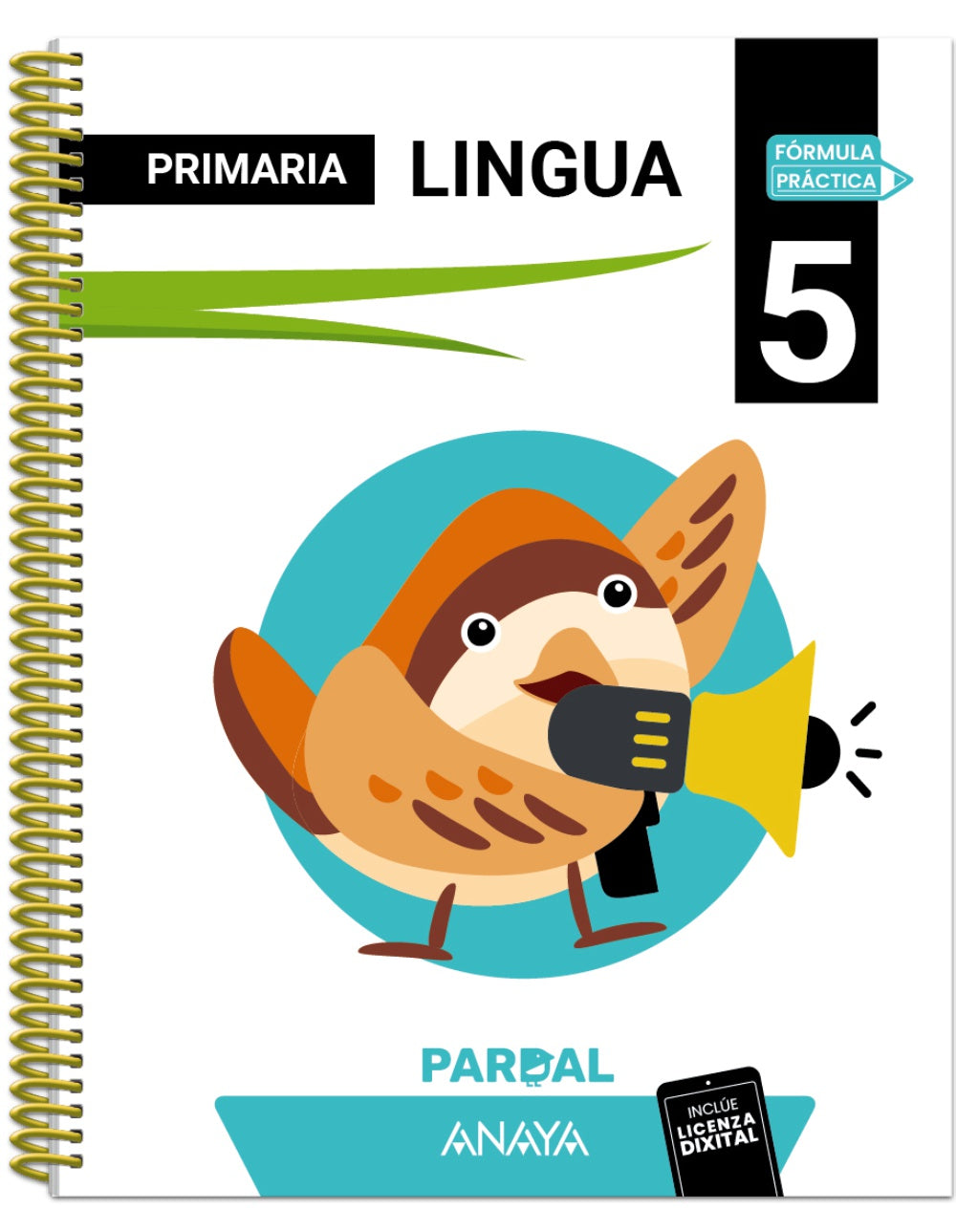 Lingua 5. Pardal (5º Primaria) Fórmula Práctica | Anaya Educación | 9788414344644 (ANAYA TEXTO) Imagen principal del producto