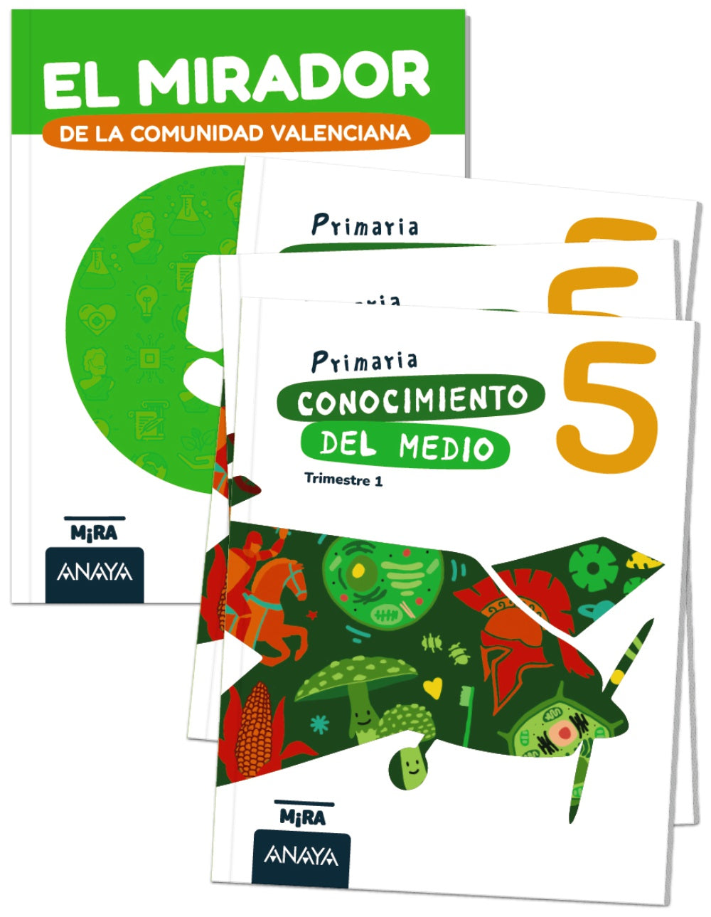 Conocimiento del Medio 5 + El mirador de Comunidad Valenciana. Aa. Vv. (ANAYA EDUCACIÓN) 9788414352472