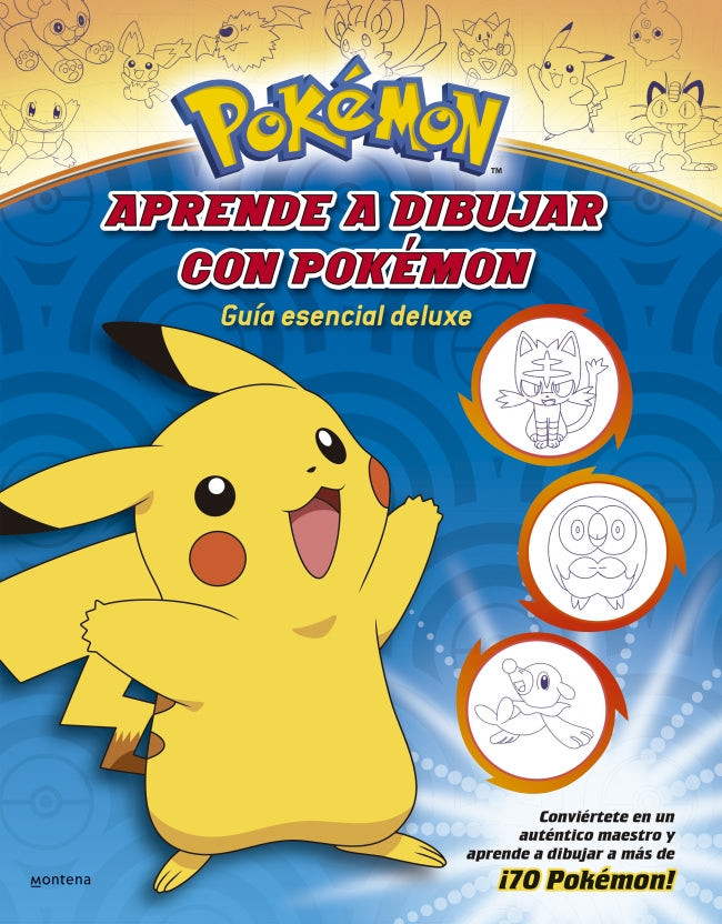 Pokémon. Actividades - Aprende a Dibujar con Pokémon: Guía Esencial Deluxe: Conviértete en un Auténtico Maestro y Aprende a Dibujar a Más de ¡70 Pokémon! Imagen principal del producto