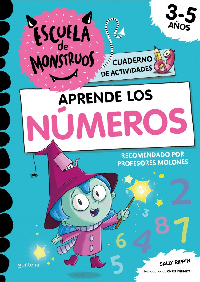 Escuela de Monstruos. Cuaderno de Actividades - Aprende los Números: Cuaderno de Matemáticas para Niños de 3 a 5 Años Imagen principal del producto