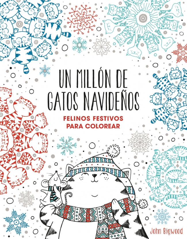 Un millón de gatos navideños: felinos festivos para colorear Imagen principal del producto