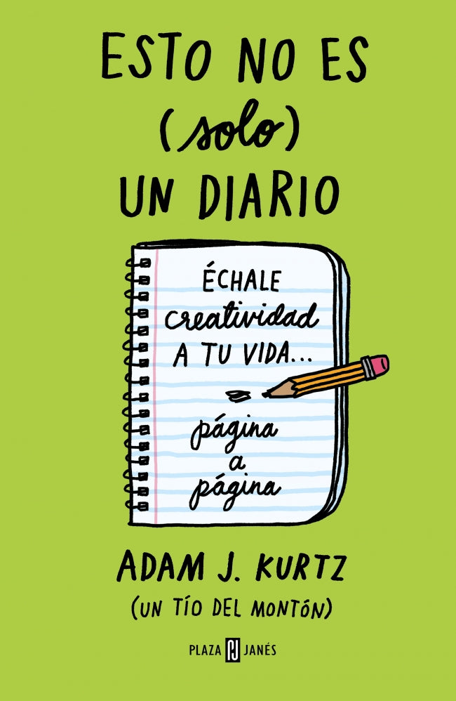 Esto no es (solo) un diario. Edición en verde: Échale creatividad a tu vida página a página Imagen principal del producto